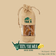 Yak9 Chews 100% Yak Milk Chews for Dogs