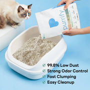 purrify® Smart pH Insight Plant-Based Clumping Cat Litter – 10 lb & 30 lb