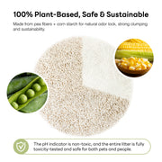 purrify® Smart pH Insight Plant-Based Clumping Cat Litter – 10 lb & 30 lb