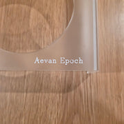 Aevan Epoch | Frosted Acrylic Pet Bowl Stand - Pristine Pet Supply