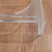 Aevan Epoch | Frosted Acrylic Pet Bowl Stand - Pristine Pet Supply