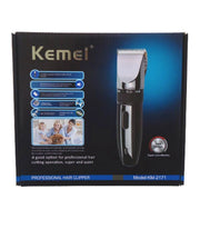 Kemei Rechargeable Low-Noise Dog Grooming Clippers with Guide Combs