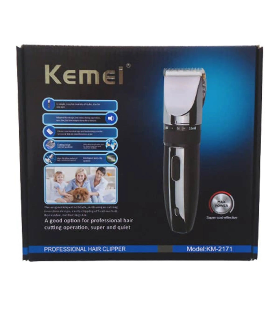 Kemei Professional Rechargeable Dog Clippers – Cordless Pet Grooming Hair Trimmer Kit available at Pristine Pet Supply - image 1