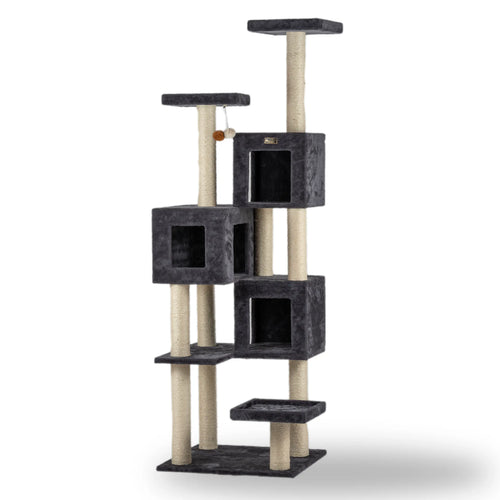 Armarkat 80" Real Wood 8-Tier Cat Tree & Tower with Dual Condos for Multiple Cats available at Pristine Pet Supply - image 1