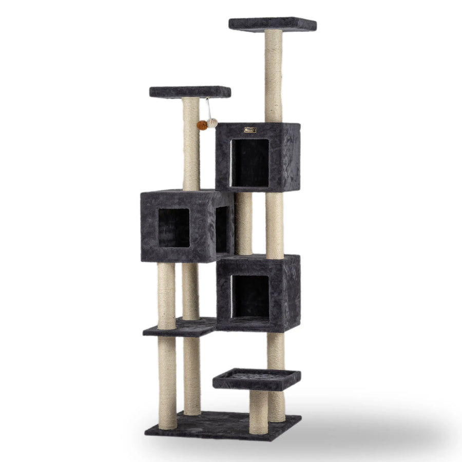 Armarkat 80" Real Wood 8-Tier Cat Tree & Tower with Dual Condos for Multiple Cats available at Pristine Pet Supply - image 1
