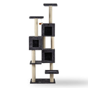 Armarkat 80" Real Wood 8-Tier Cat Tree & Tower with Dual Condos for Multiple Cats