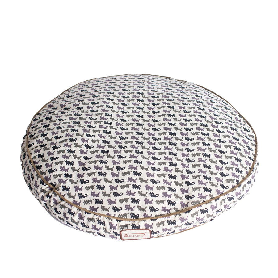 Armarkat 23-inch polyfilled dog bed and crate cushion with printed cover