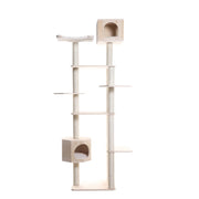 Armarkat 89" Premium Scots Pine Real Wood Cat Tree & Tower with Dual Condos