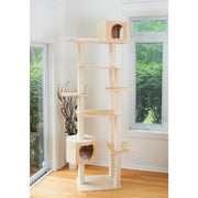 Armarkat 89" Premium Scots Pine Real Wood Cat Tree & Tower with Dual Condos