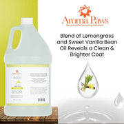 Aroma Paws Lemongrass Vanilla Bean Dog Shampoo & Conditioner – 1 Gallon