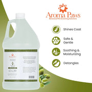 Aroma Paws Ultra Sensitive Olive Oil Pet Shampoo & Conditioner – 1 Gallon for Sensitive Skin