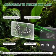 Automatic Reptile Mister System Smart Humidifier Timer Terrarium
