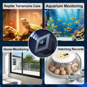 2K HD Aquarium & Terrarium Camera with Night Vision, Audio & 32GB Card