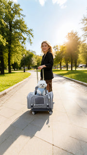Mr. Peanut's Monterey Series Airline Compliant Horizontal Backpack Pet Carrier