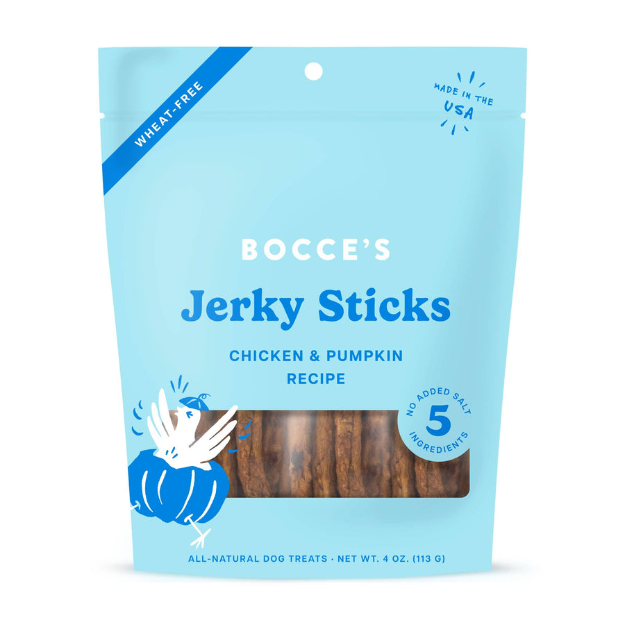 Bocce's Bakery Chicken Grazers Jerky Sticks Dog Treats 4oz by Bocce's Bakery - dog treat