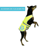 Reflective Dog Safety Vest – Yellow, XS