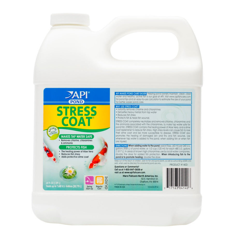 API Pond Stress Coat Water Conditioner 1ea/64 fl oz.