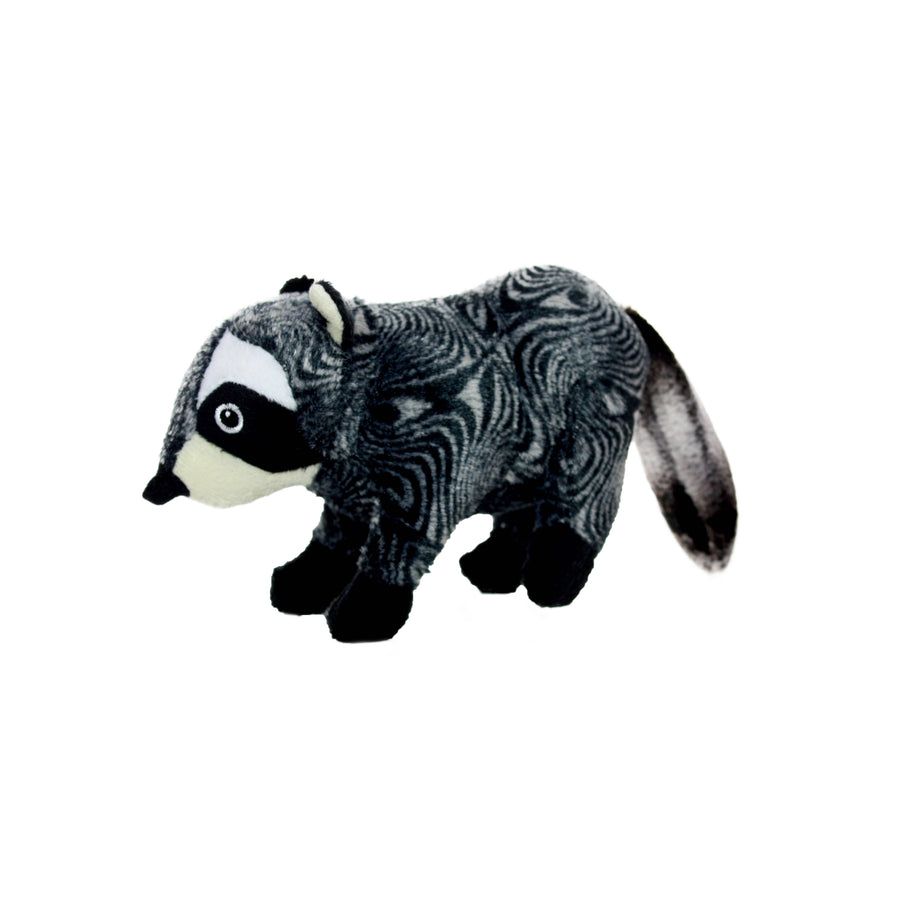 Mighty Jr Nature Raccoon, Plush, Squeaky Dog Toy by Mighty - dog toy