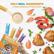 Beloved Pets Chicken Mix Creamy Lickable Treats for Cats & Dogs – 20 Tubes