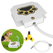 Outdoor Dog Water Fountain – Step-On Fresh Water Drinking Fountain for Dogs