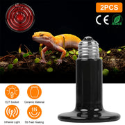 Linx Group 2-Pack 150W Ceramic Heat Emitter Bulbs for Reptile Terrariums