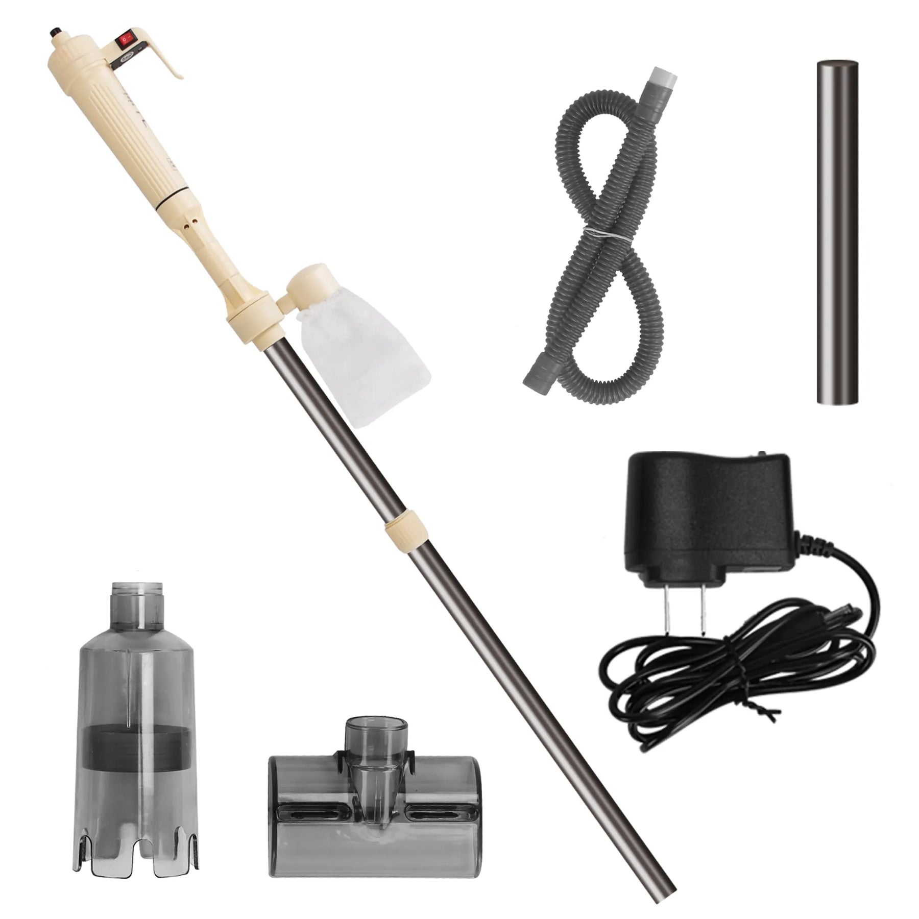 Multifunction Electric Aquarium Gravel Cleaner Kit with Water Changer