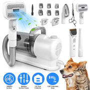 Professional Pet Grooming Vacuum Kit – 7-in-1 Quiet Vacuum & Clipper System
