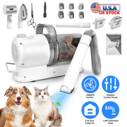 Professional Pet Grooming Vacuum Kit – 7-in-1 Quiet Vacuum & Clipper System