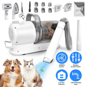 Professional Pet Grooming Vacuum Kit – 7-in-1 Quiet Vacuum & Clipper System