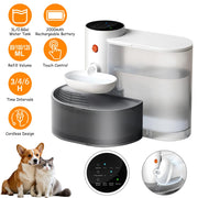 Smart Automatic Pet Water Fountain – 3L Cordless Water Dispenser for Cats & Small Dogs