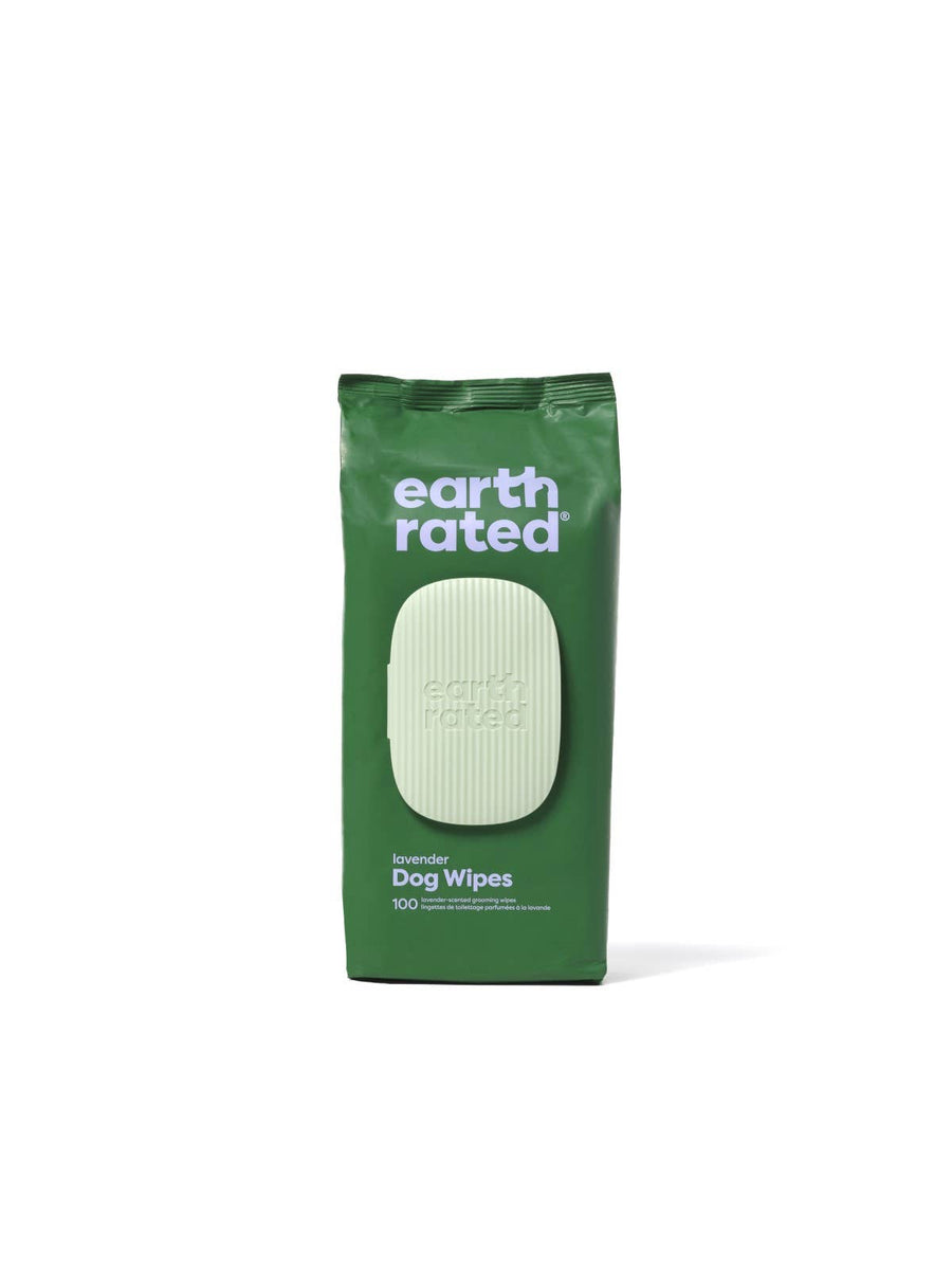 Earth Rated Lavender Dog Grooming Wipes 100ct by Earth Rated - dog toy