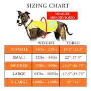 Reflective Dog Safety Vest – Yellow, XS