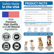 Omega-3 Fish Oil for Dogs – 2-Pack