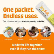 Prebiotic Tuna Squeeze Treats for Cats - 24 Packets