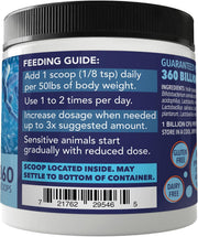 Dog Probiotics Powder 360 Scoops Digestive Enzyme Diarrhea Relief Immune