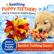Interactive Snuffle Ball & Treat-Dispenser Toy for Dogs – Blue