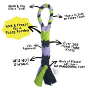 Interactive Tug & Treat-Dispenser Toy for Dogs – Lavender