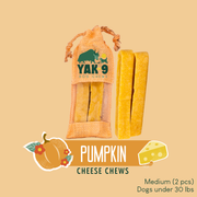 Yak9 Chews Pumpkin Yak Chews for Dogs
