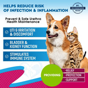 Cat & Dog UTI Treatment Drops Cranberry Urinary Support