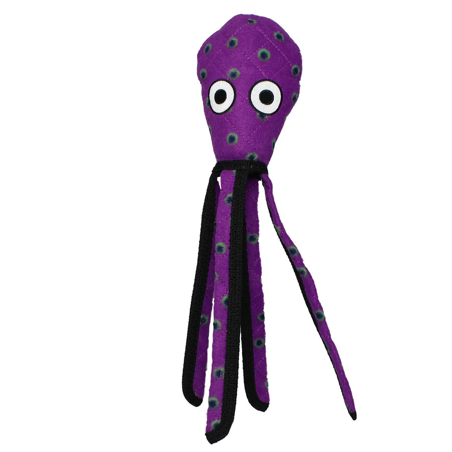 Tuffy Ocean Squid - Purple, Durable, Tough, Squeaky Dog Toy by Tuffy - dog toy