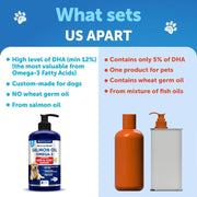 Artullano Wild Alaskan Salmon Oil for Dogs – 8 fl oz