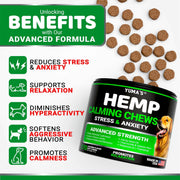 Yuma's Hemp Calming Soft Chews for Dogs – 170 Count, Chicken Flavor