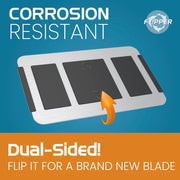 Flipper Platinum Stainless Steel Scraper Blade available at Pristine Pet Supply - image 3