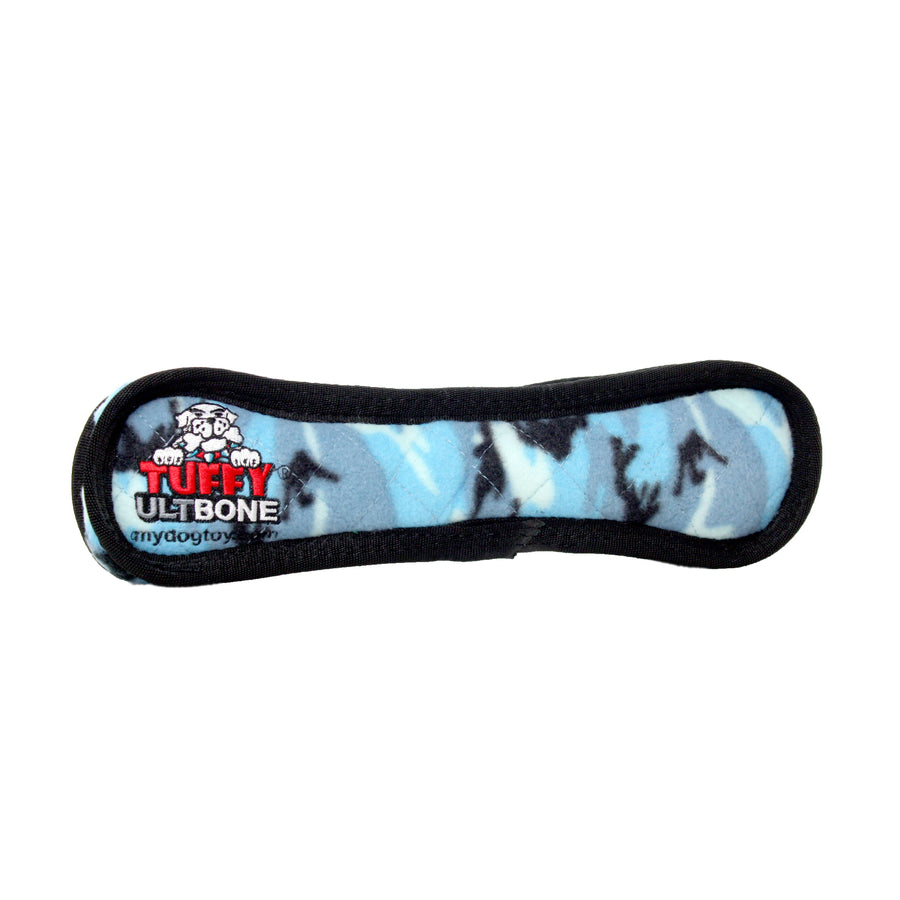 Tuffy Ultimate Bone - Camo Blue, Durable, Squeaky Dog Toy by Tuffy - dog toy