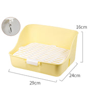 Small Pet Corner Litter Box – Potty Trainer for Rabbits, Guinea Pigs & Ferrets