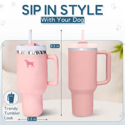 PUPROAR Pup Cup Plush Tumbler Squeaky Dog Toy – 5 Colors