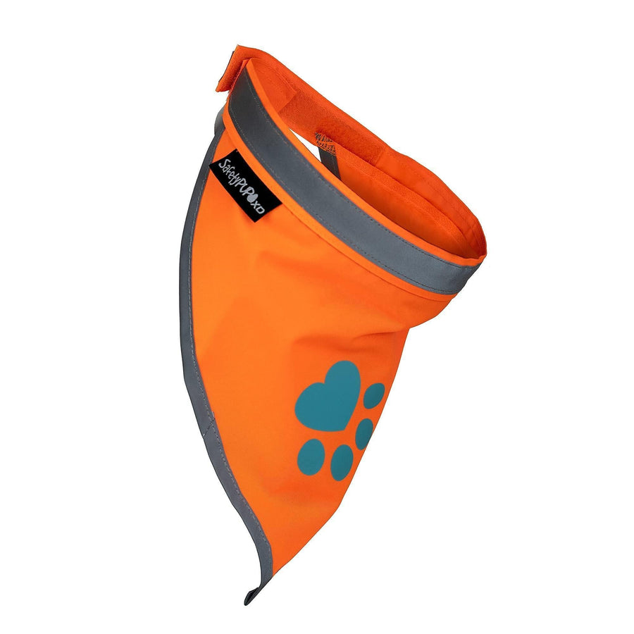 Reflective Dog Bandana – Hi-Vis Orange, XL
