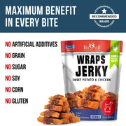 Beloved Pets Wraps Jerky Sweet Potato & Chicken Dog Treats – 24 oz