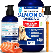 Artullano Wild Alaskan Salmon Oil for Dogs – 8 fl oz