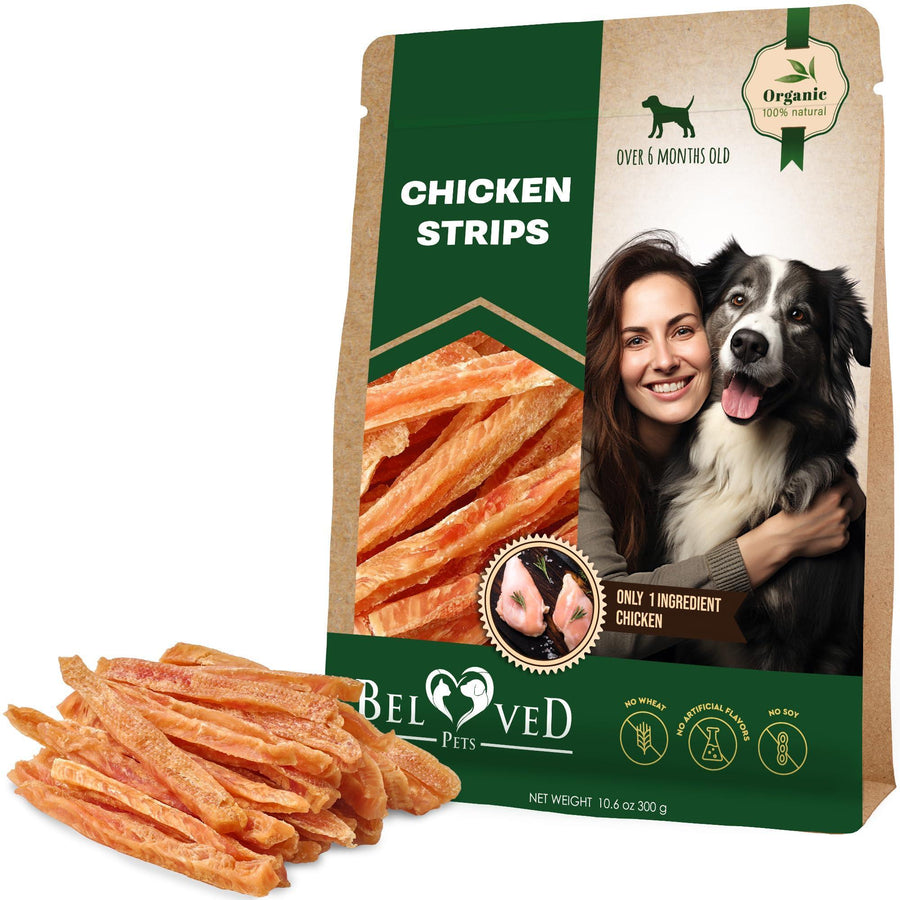 Beloved Pets Chicken Strips Dog Treats – 10.6 oz